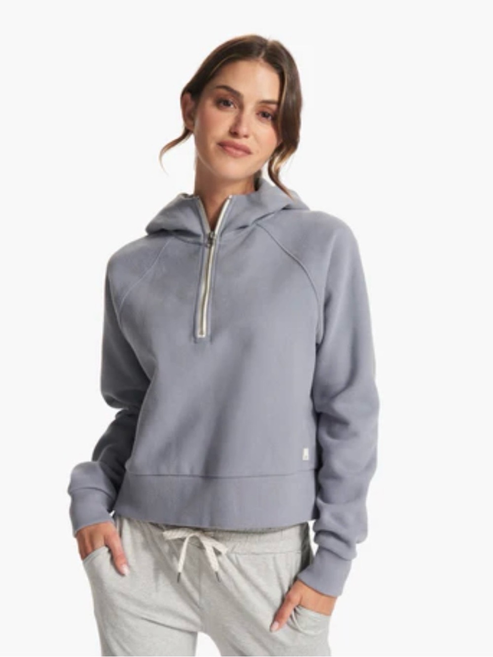 Vuori Restore Half-Zip Hoodie FLINT Small
